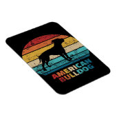Vintager amerikanischer Bulldog Magnet (Rechte Seite)