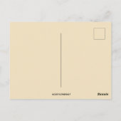 Vintager amerikanischer Flaggenadler und Patriotis Postkarte (Rückseite)