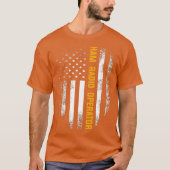 Vintager amerikanischer Funkbetreiber T-Shirt (Vorderseite)