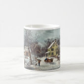 Vintager amerikanischer Hausmeister Winter Kaffeetasse (Mittel)