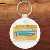 Vintager amerikanischer Kaugummi Schlüsselanhänger (Vorderseite)