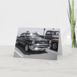 Vintager amerikanischer Muskel Notecard Karte