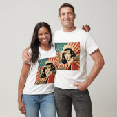 Vintager amerikanischer T - Shirt (Unisex)