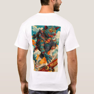Vintager amerikanischer Tattoo-Design-T - Shirt