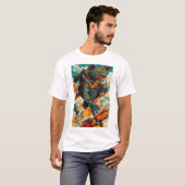 Vintager amerikanischer Tattoo-Design-T - Shirt (Vorne ganz)