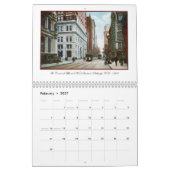 Vintager amerikanischer Wall-Kalender Kalender (Feb 2027)