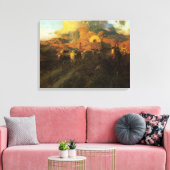 Vintager amerikanischer Westen, Overland Trail von Leinwanddruck (Insitu (Wohnzimmer))