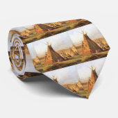 Vintager amerikanischer Westen, Teepons auf Schlic Krawatte (Gerollt)