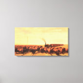 Vintager amerikanischer Westen, vertreten durch NH Leinwanddruck (Vorderseite)