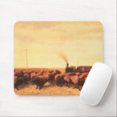Vintager amerikanischer Westen, vertreten durch NH Mousepad (Mit Mouse)