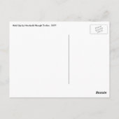 Vintager amerikanischer Westen, vertreten durch NH Postkarte (Rückseite)