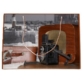 Vintager analoger Kamerakorder Große Geschenktüte (Vorderseite)