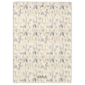 Vintager Anatomie Klemmbrett (Rückseite)