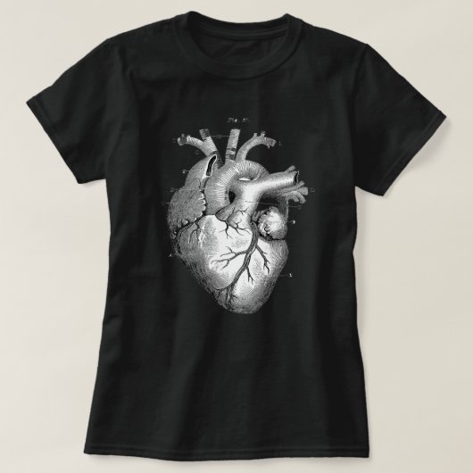 Vintager anatomischer T - Shirt (Design vorne)