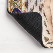 Vintager anatomischer Zodiakmann Mousepad (Ecke)