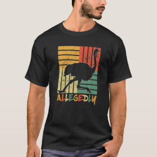 Vintager angeblich Strauß Retro Strauß T-Shirt