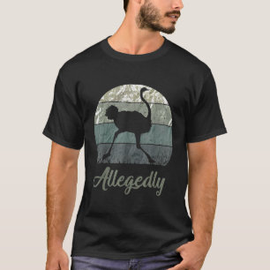 Vintager angeblich Straußenraußenstrauch T-Shirt