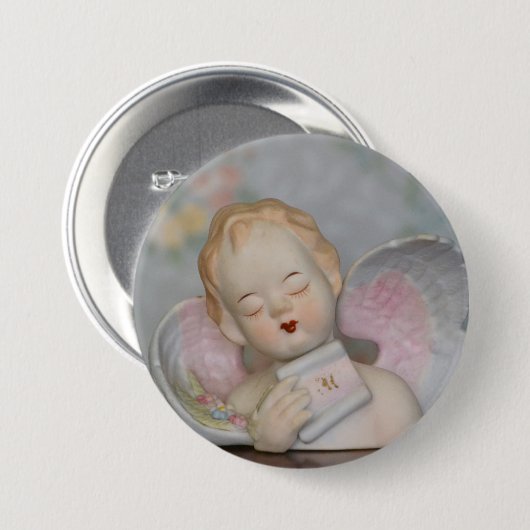 Vintager Angel-Button Button (Vorne & Hinten)