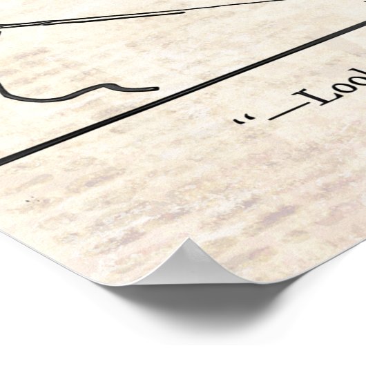 Vintager Angel-Comic Strip Poster (Ecke)