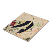 Vintager Angel Fisch Fliese (Seite)