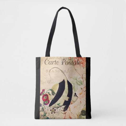 Vintager Angel Fisch Tasche (Vorderseite)