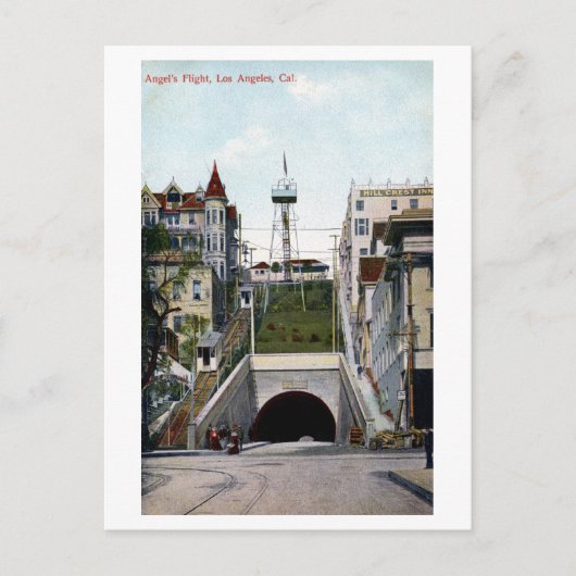Vintager Angel-Flug Los Angeles Postkarte (Vorderseite)