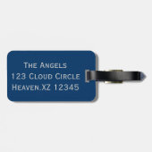 Vintager Angel Gepäckanhänger (Rückseite horizontal)