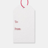 Vintager Angel Geschenkanhänger (Rückseite)