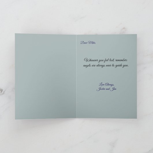 Vintager Angel Karte (Innenseite)