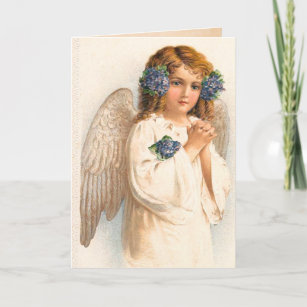 Vintager Angel Karte
