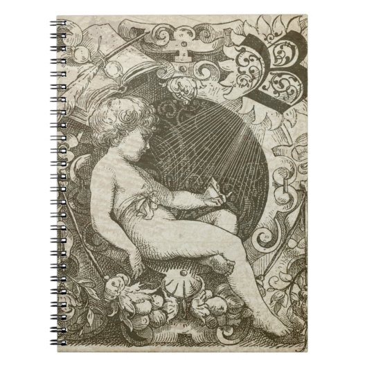 Vintager Angel Notizblock (Vorderseite)