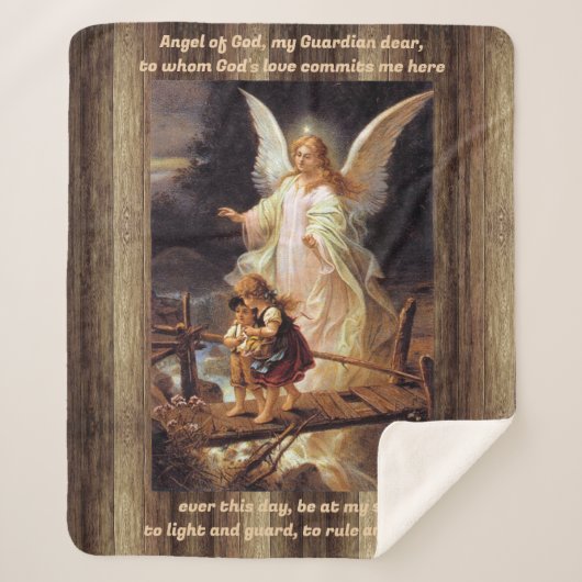 Vintager Angel Sherpadecke (Vorderseite)