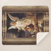 Vintager Angel Sherpadecke (Vorderseite (Horizontal))