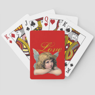 Vintager Angel Spielkarten