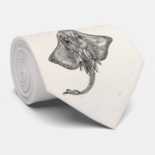 Vintager angrenzender StrahlStingray - Krawatte (Gerollt)