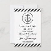 Vintager Anker - 3x5 Save the Date (Vorderseite)