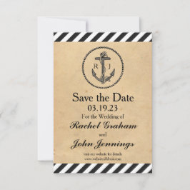 Vintager Anker - 3x5 Save the Date