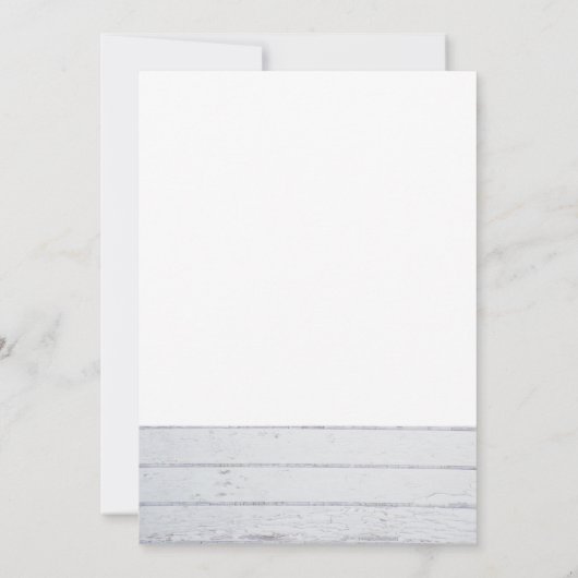 Vintager Anker| Einladung zur Hochzeit (Rückseite)