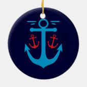 Vintager Anker Keramikornament (Hinten)