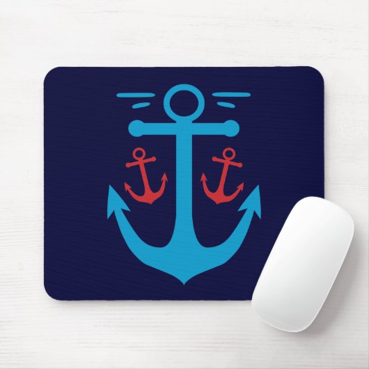 Vintager Anker Mousepad (Mit Mouse)