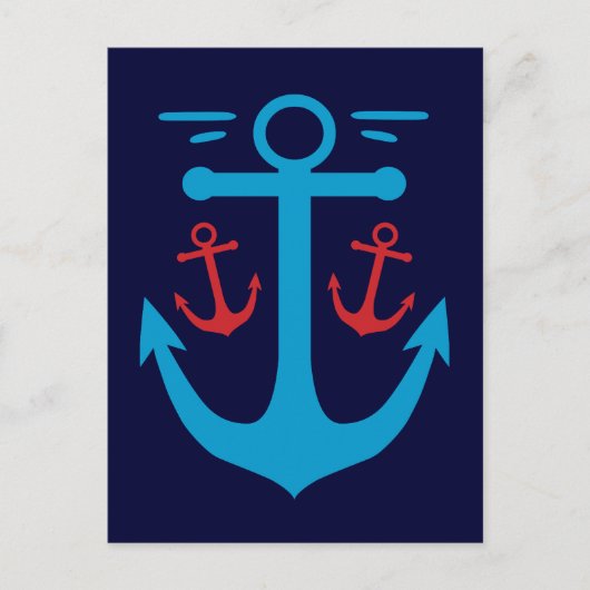 Vintager Anker Postkarte (Vorderseite)