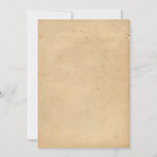 Vintager Anker - Probe Abendessen einladen Einladung (Rückseite)