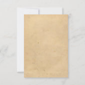 Vintager Anker - UAWG-Antwortkarte RSVP Karte (Rückseite)