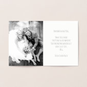 Vintager Anker Wasserhochzeit Folienkarte (Innenseite)