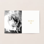 Vintager Ankergold Folienkarte (Innenseite)