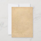 Vintager Ankerpunkt - Empfang Einladung (Rückseite)