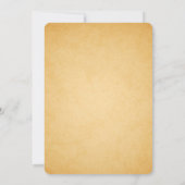 Vintager Ankündigung Datum freihalten (Rückseite)