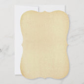 Vintager antiker Art Deco Couple's Polterabend Einladung (Rückseite)