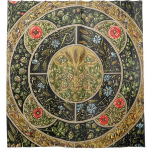 Vintager antiker Design-1-Duschvorhang Duschvorhang