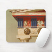 Vintager antiker griechischer alter Doric Tempel Mousepad (Mit Mouse)